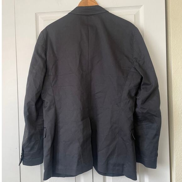 Dolce & Gabbana Men's 100% Cotton Blue Blazer Embroidered Pocket • Sz 52 / 42US - Picture 3 of 9